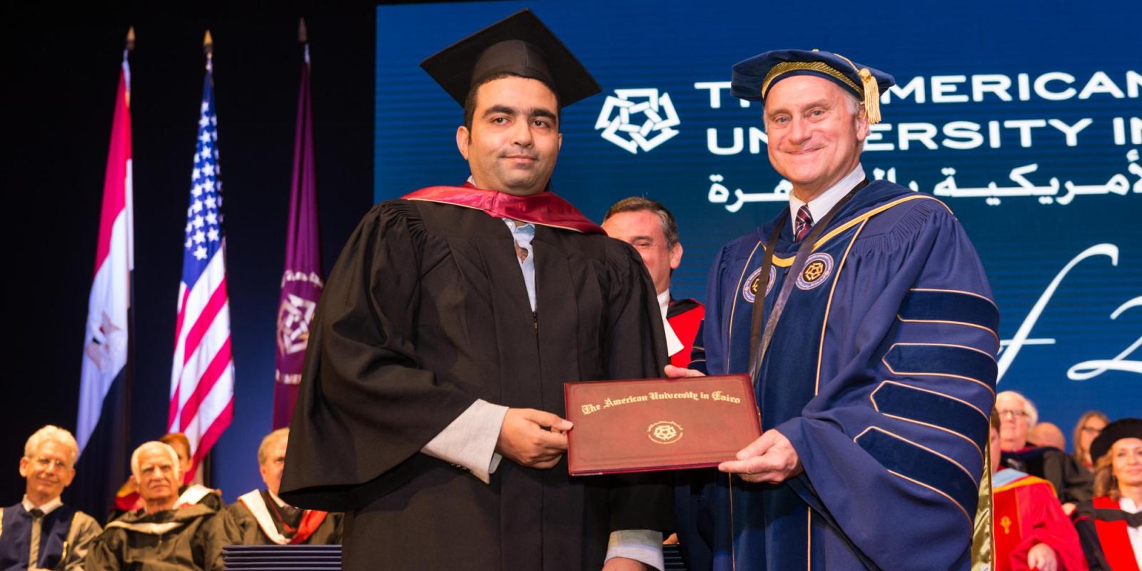 Mohammed Swillam, associate professor in the Department of Physics, received the Faculty Merit Award.
