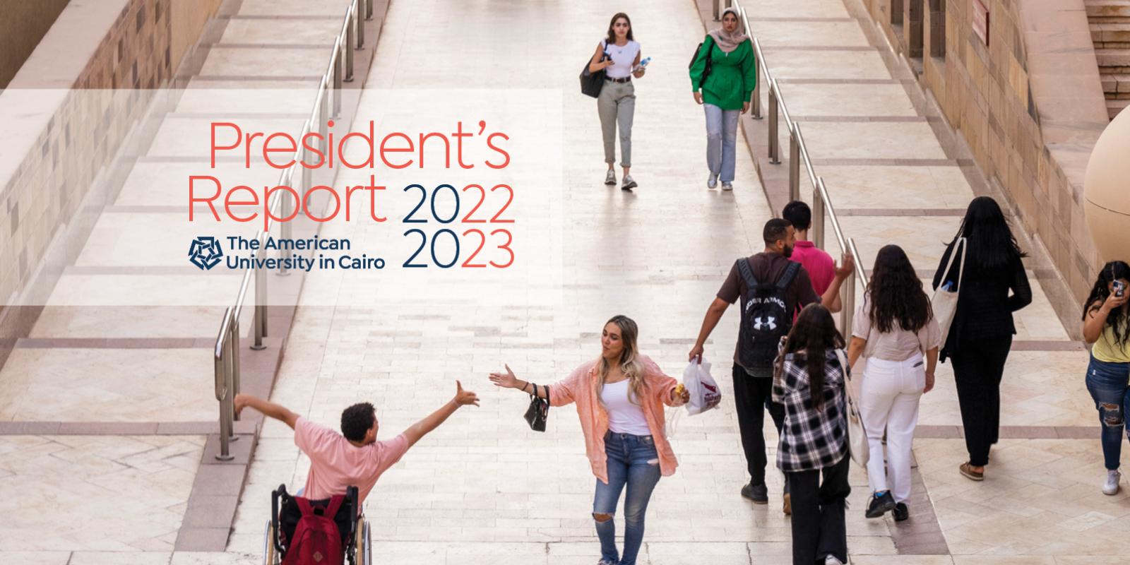 president's report cover 2022 - 2023