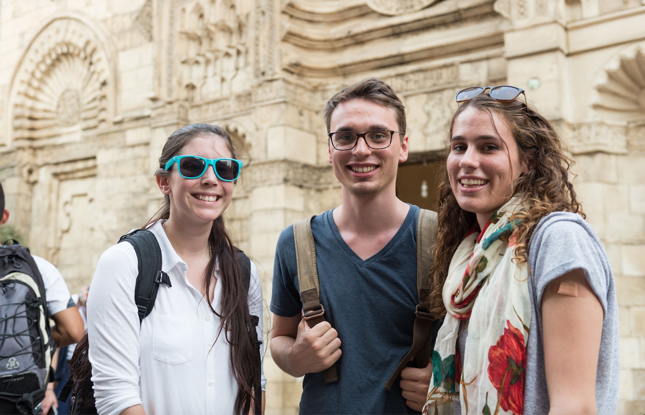 AUC international students taking a tour around Cairo