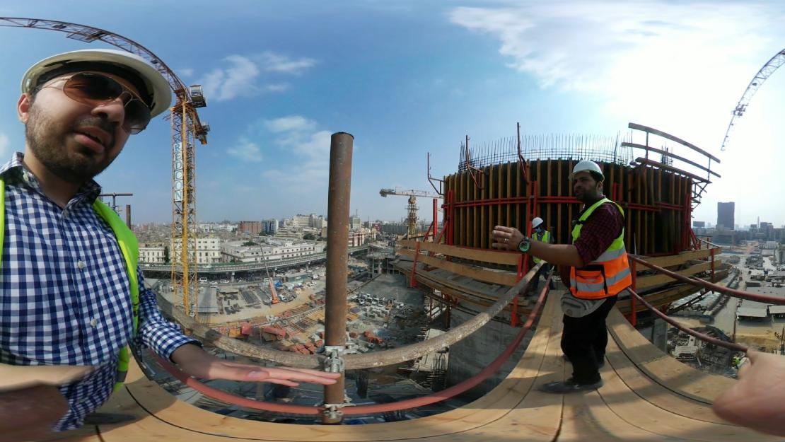 Ibrahim Abotaleb-Maspero construction site