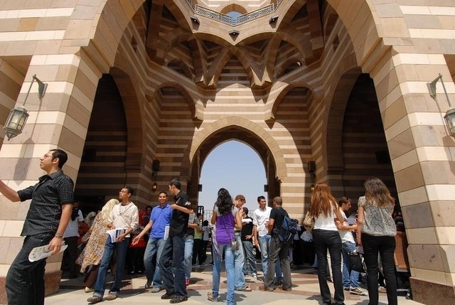 First day of class on the New Cairo Campus