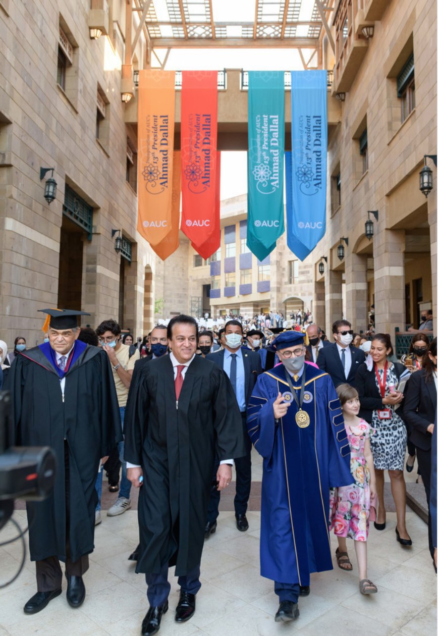 President Ahmed Dallal during the parade