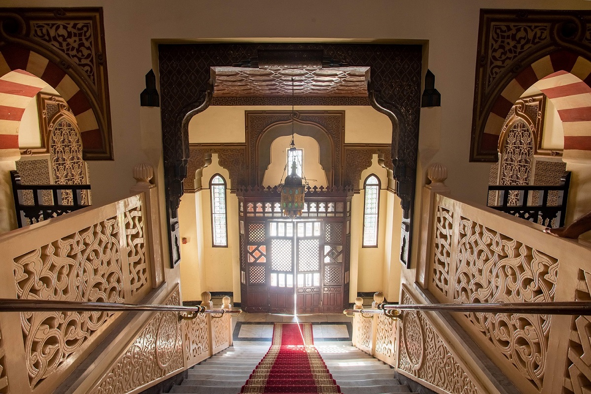Tahrir Cultural Center inside stairs