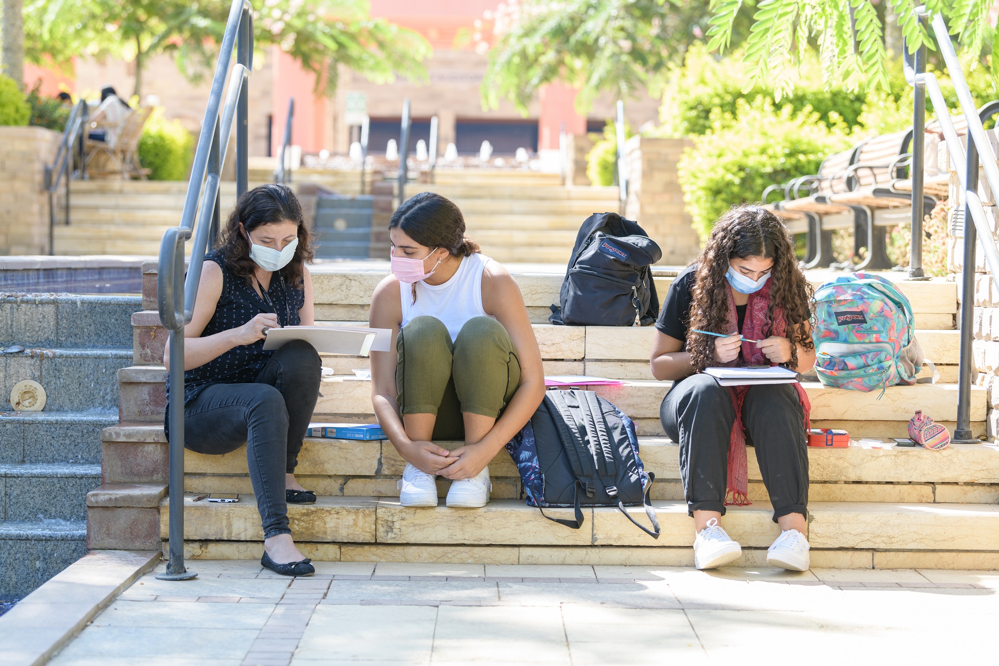 Students Studying