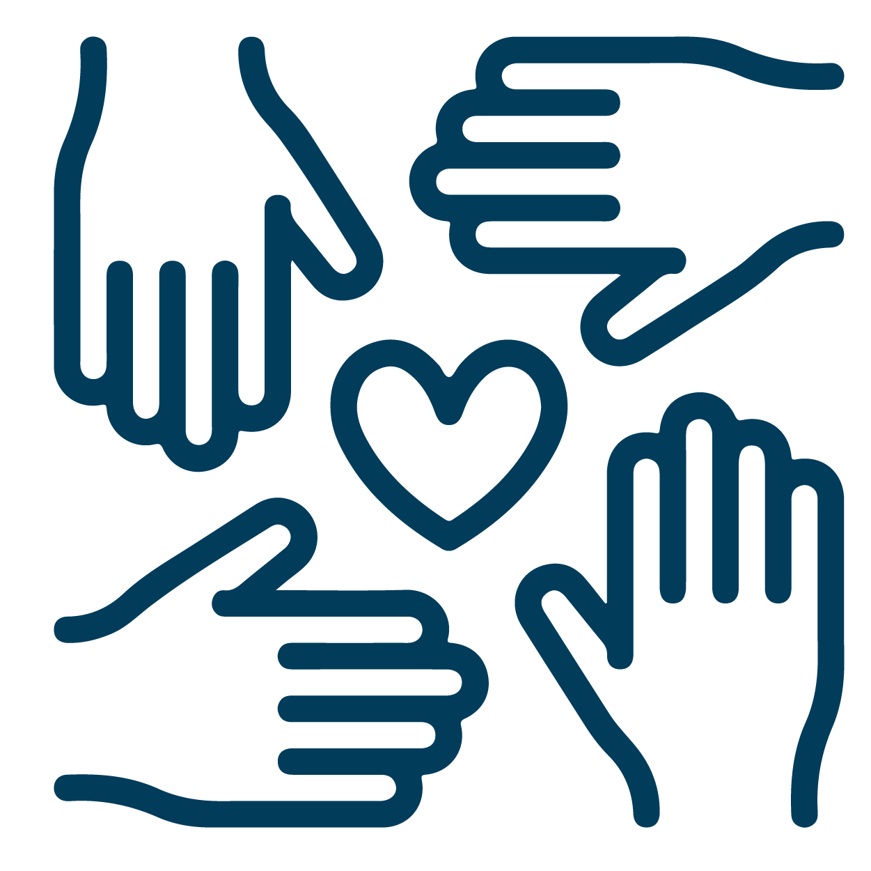 Hands and a heart