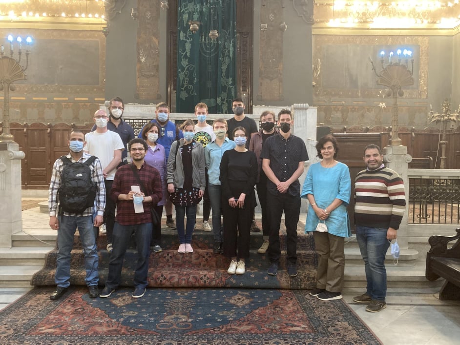 International Students at a museum