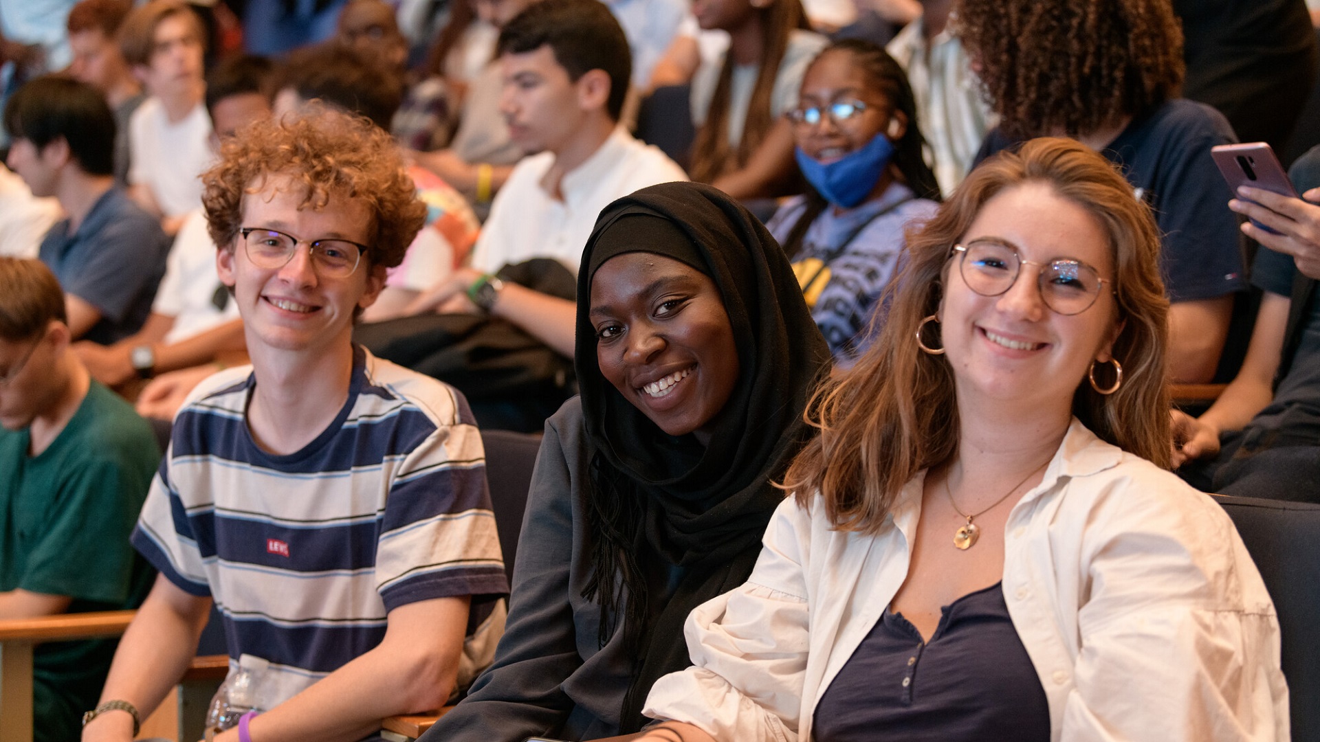 International students in Bassily hall