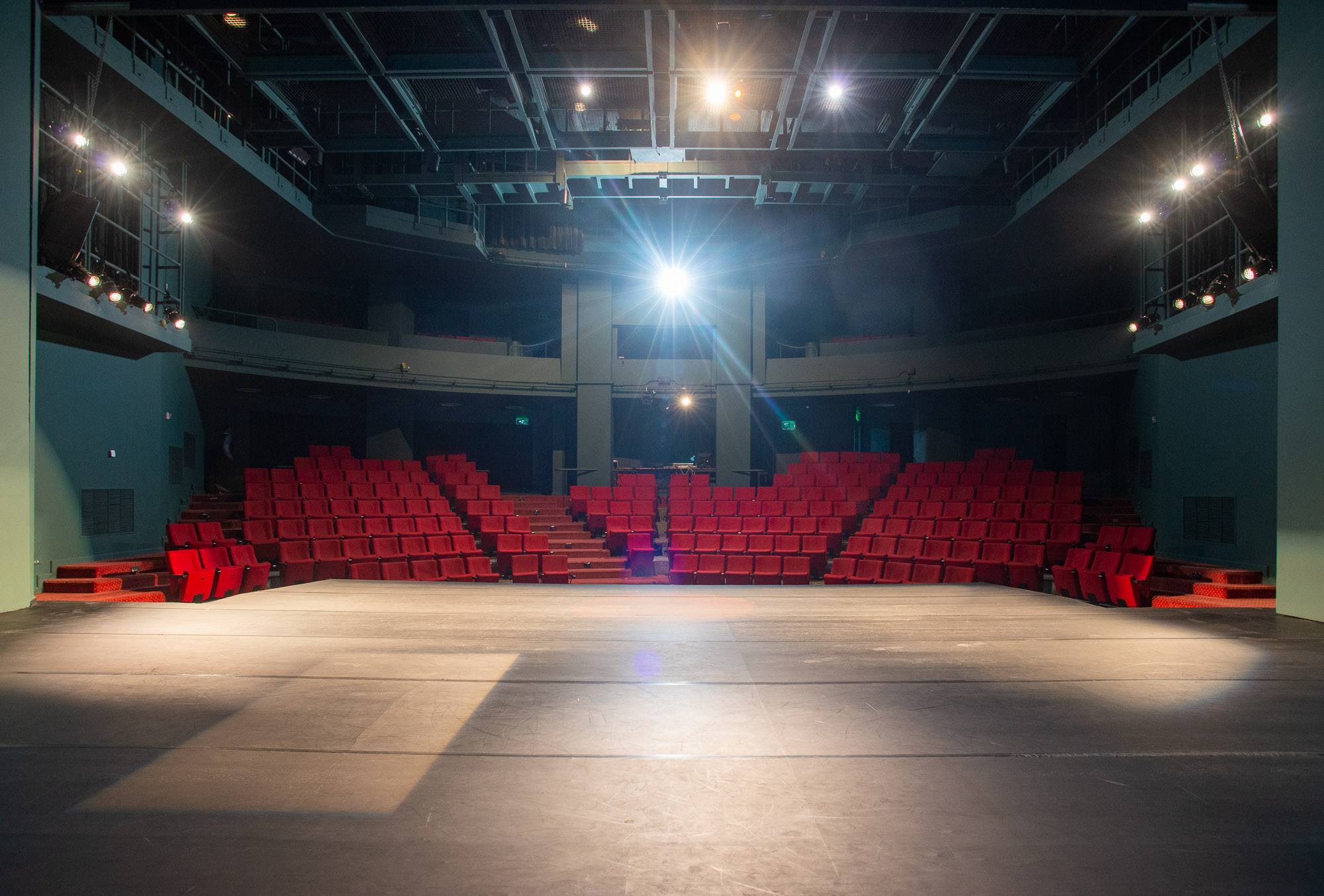 Stage and seats