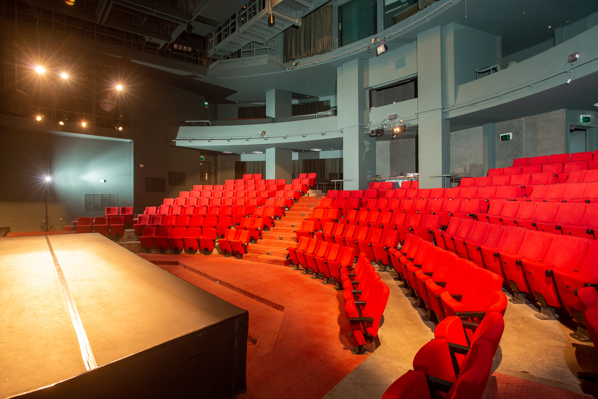 Stage and seats