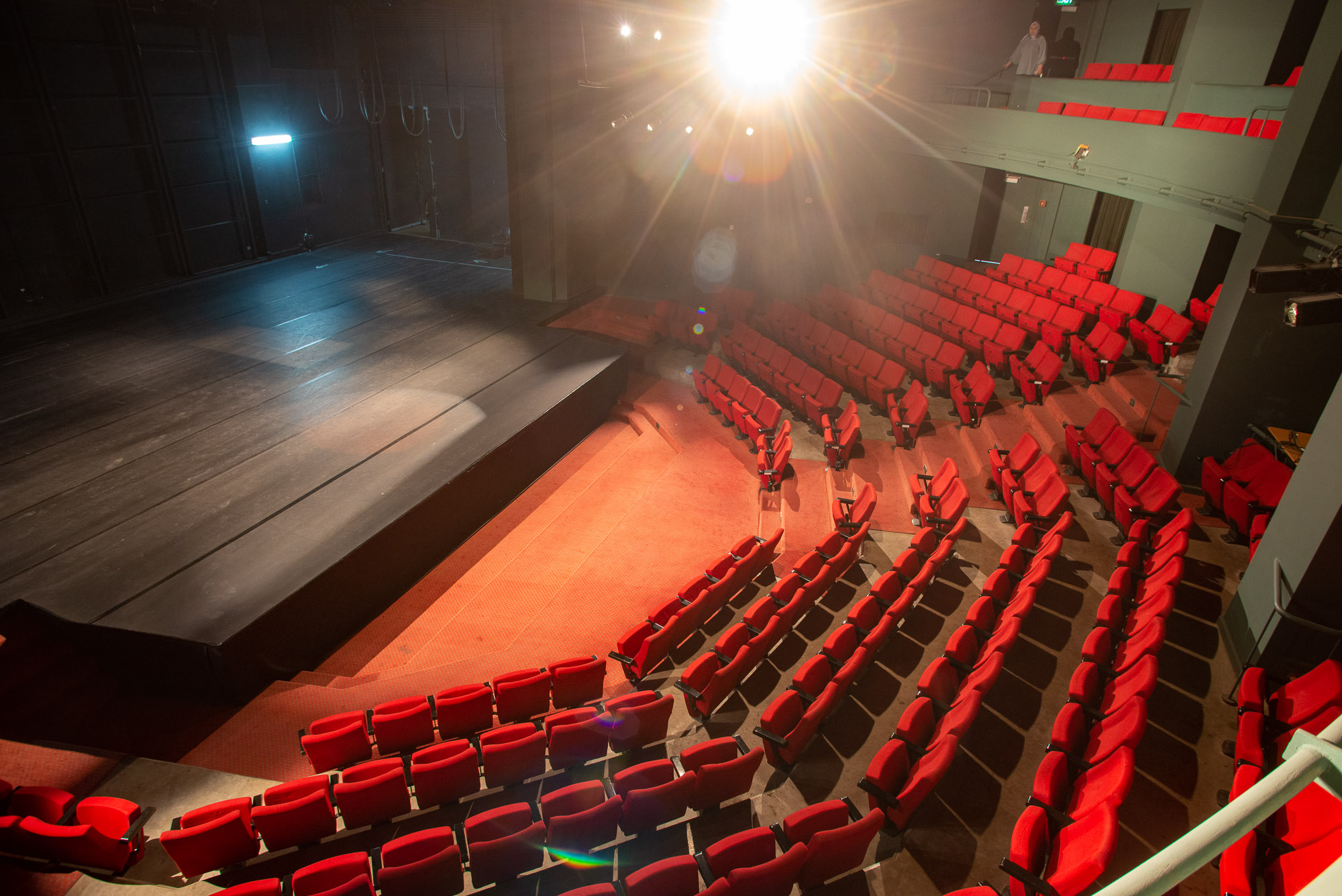 Stage and seats
