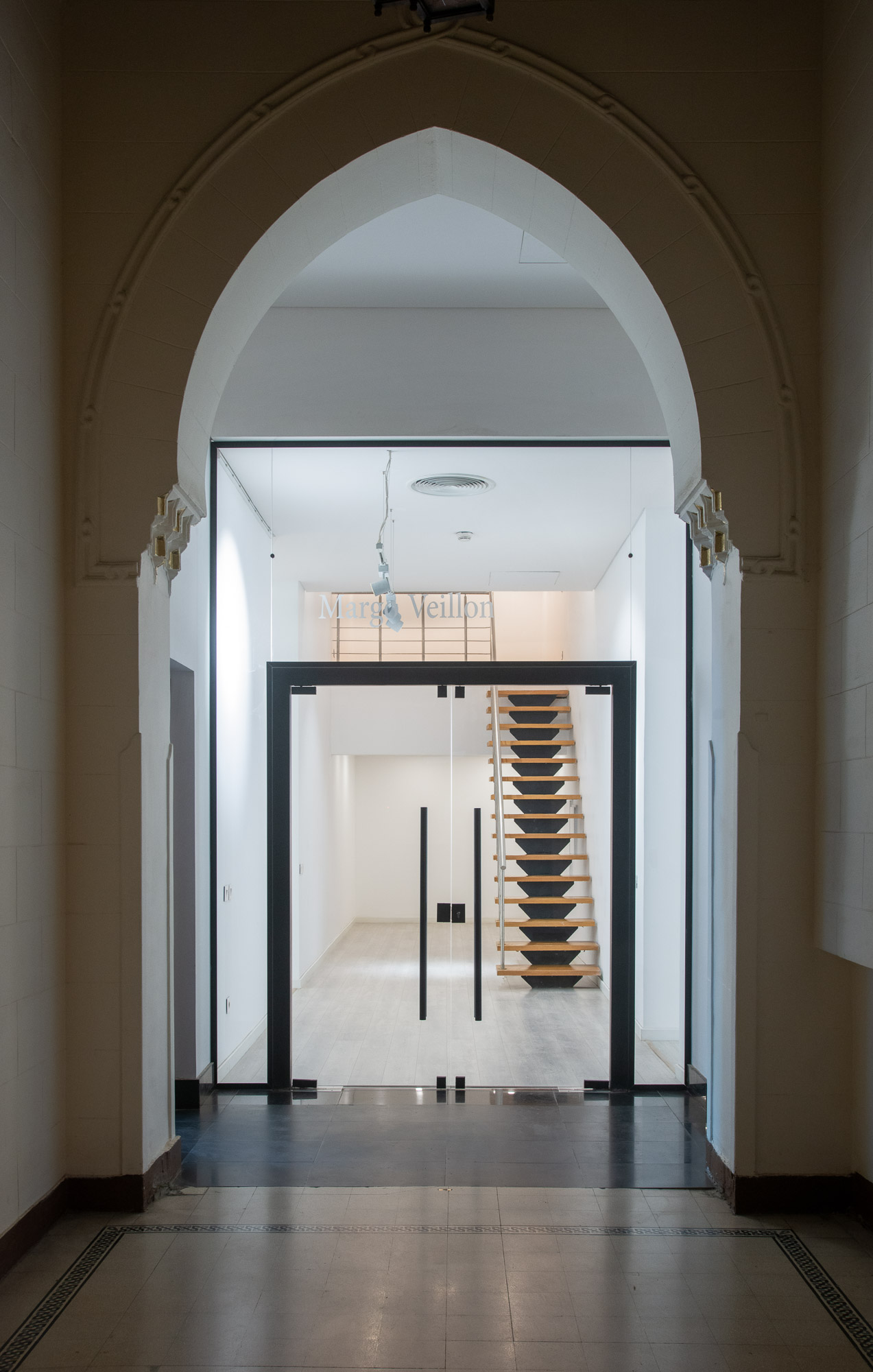 Door way to stairs, Margo Veillon Gallery