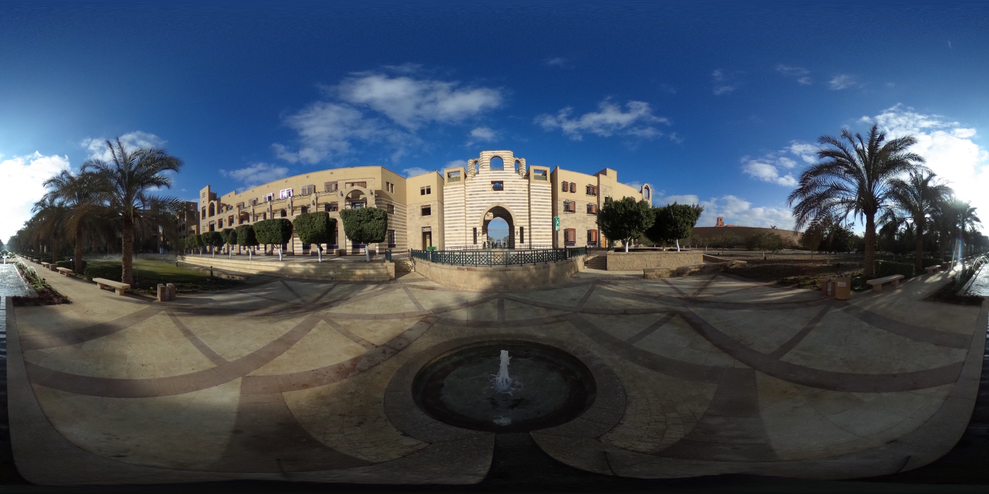 Panorama view of AUC Campus