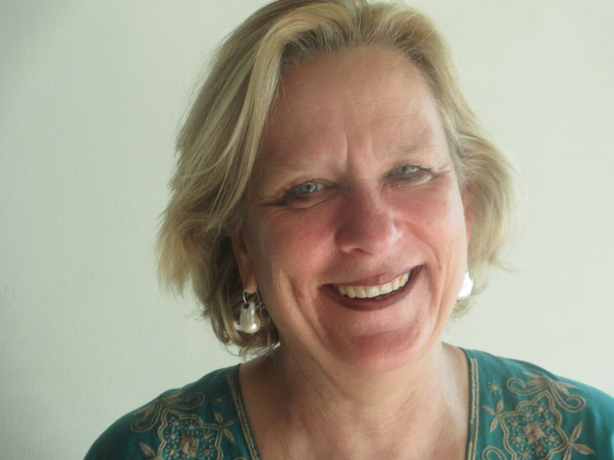 Head shot of a lady smiling