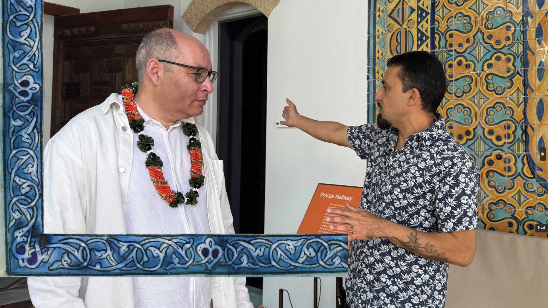 Seif working with tiles