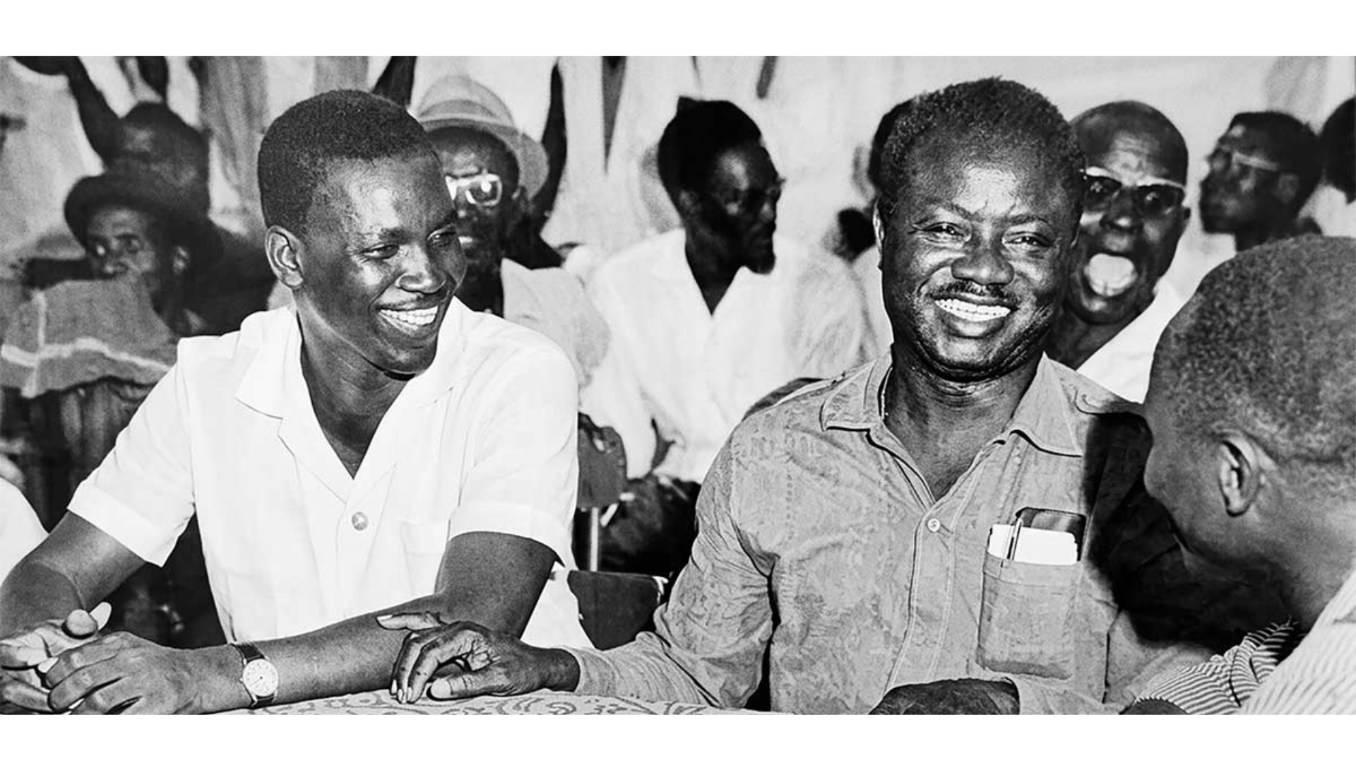 Postcolonial Casamançais elites Assane Seck (left) and Emile Badiane (right)