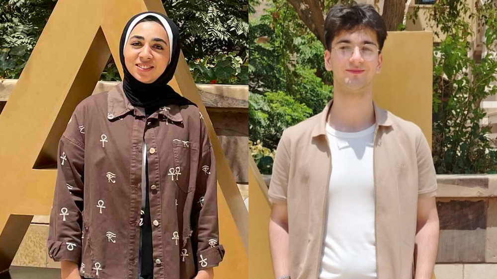Students Mohammed Zakout- Linda Abu Rezeq