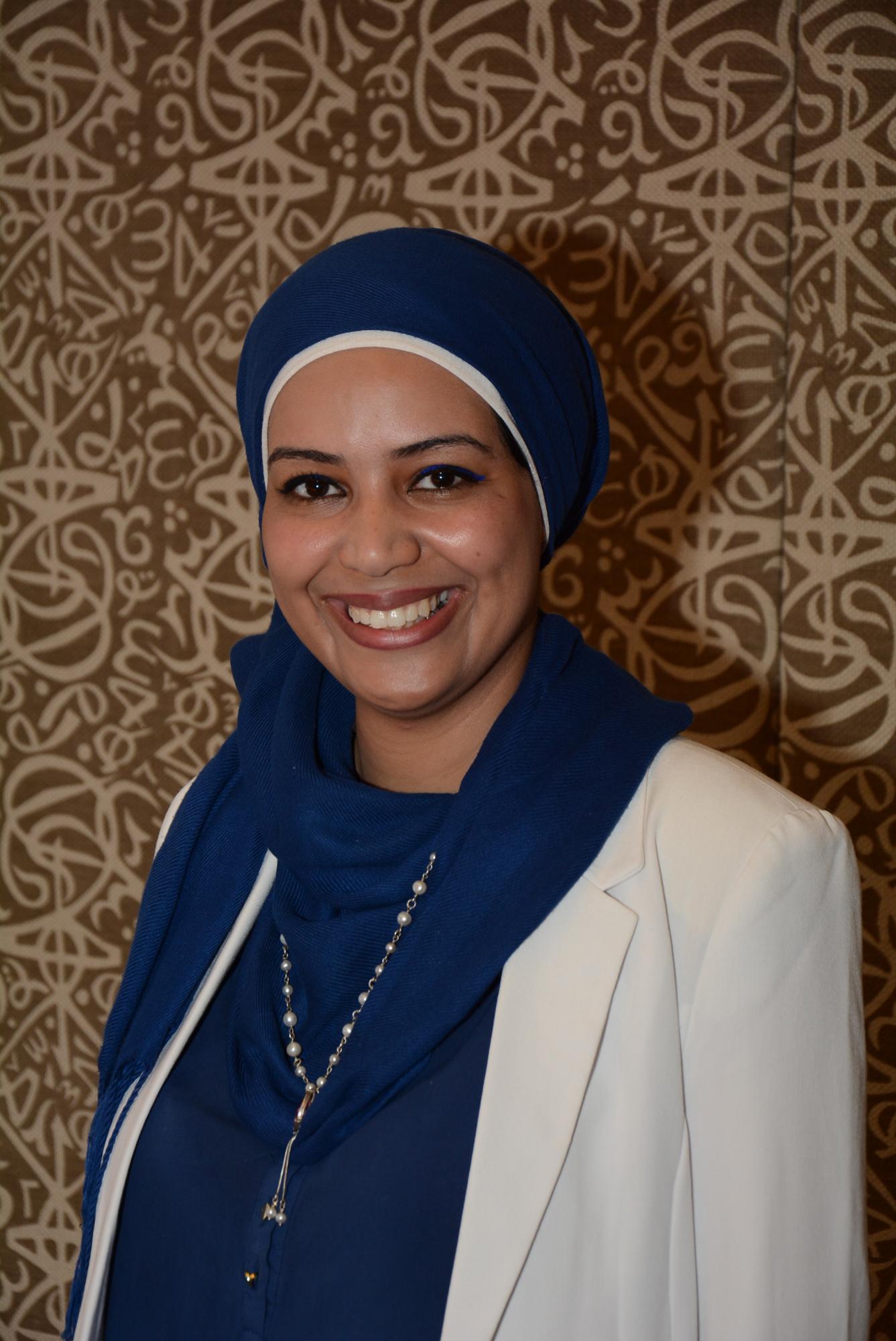 Master's student Eman Motawi is double majoring in community psychology and sustainable development at AUC