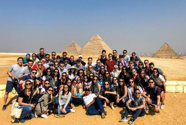 Harvard MBA Students in Egypt