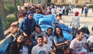 group of boys and girls smiling