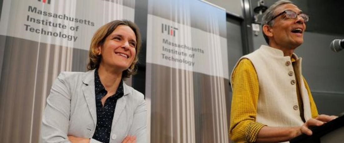 Abhijit Banerjee and Esther Duflo, Nobel Memorial Prize winners