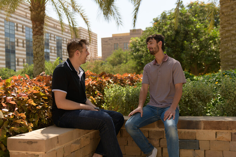 Buniowski and Yantis discuss their time in Egypt so far in the AUC Gardens