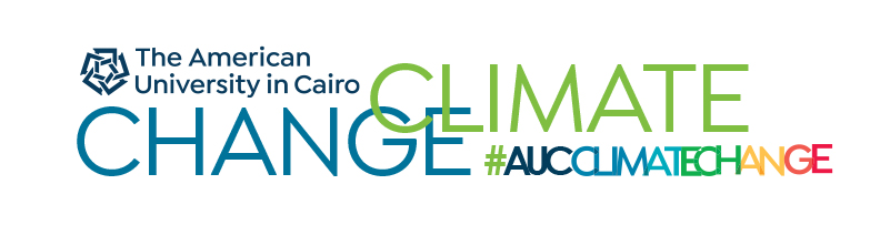 climate change initiative AUC at cop27 Egypt logo