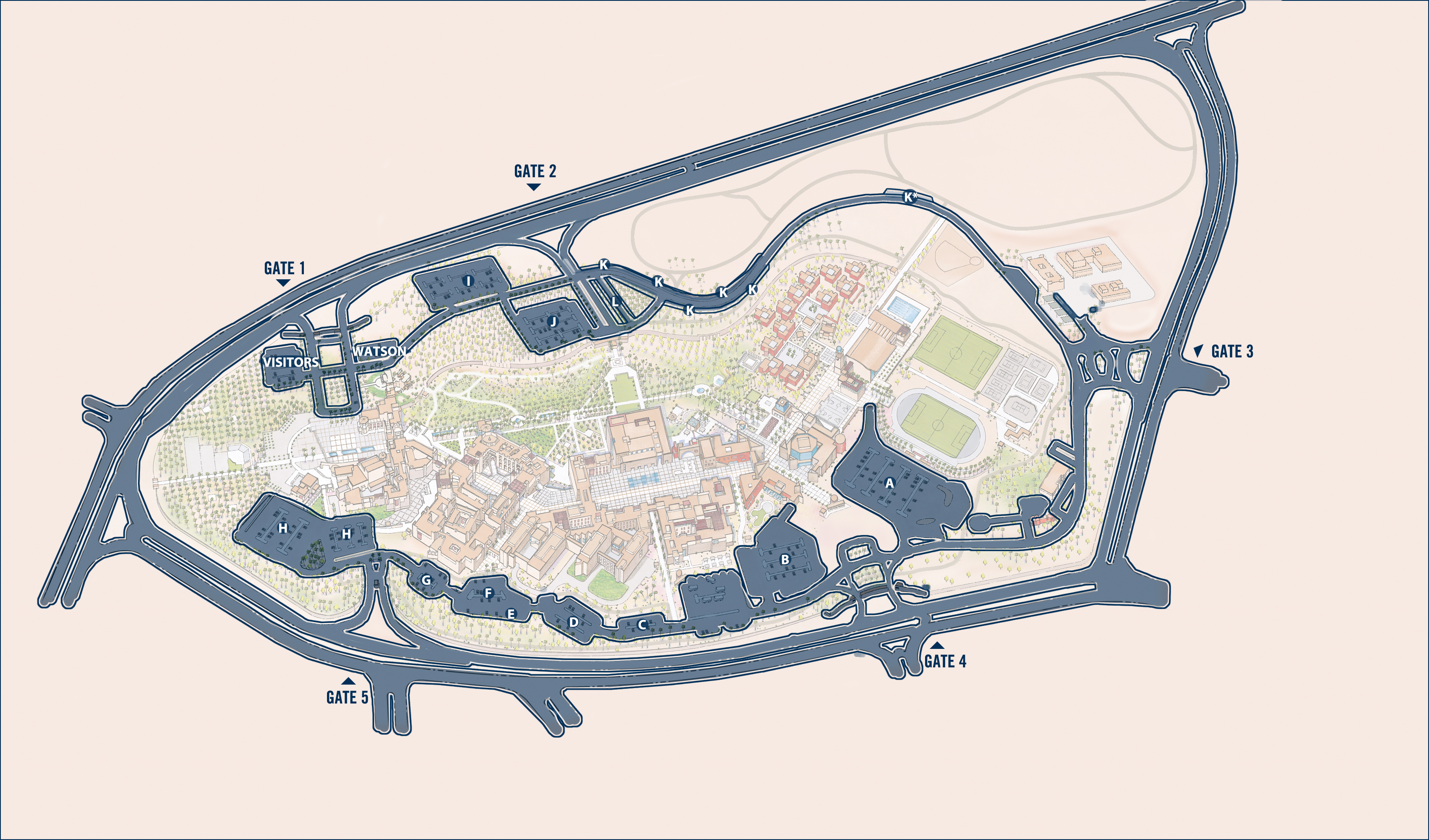 AUC Parking Map