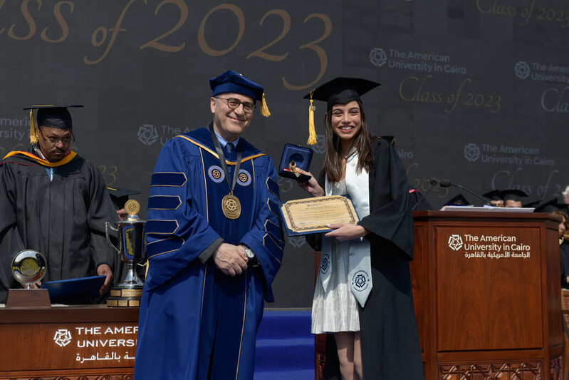 Sara Tadros Receives Ahmed Zewail Prize