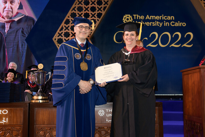 Laila El Baradei receives award