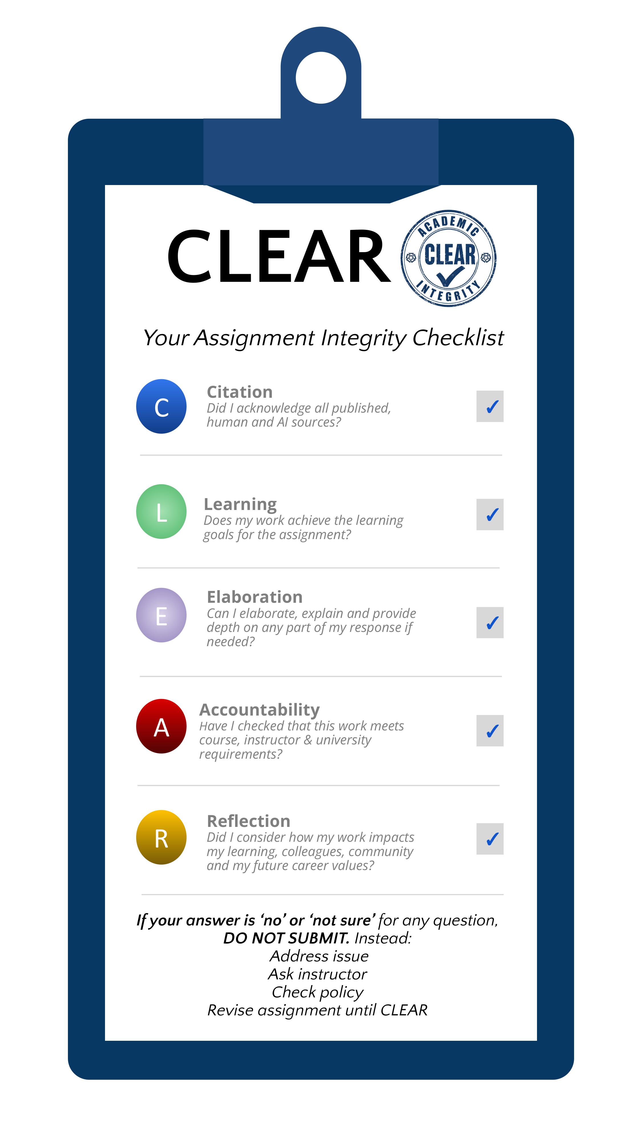 CLEAR Checklist 