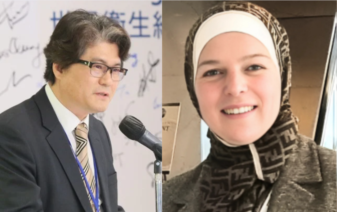 Dr. Chun, in a headshot pictured left; Dr. Wafa in a headshot, pictured right.