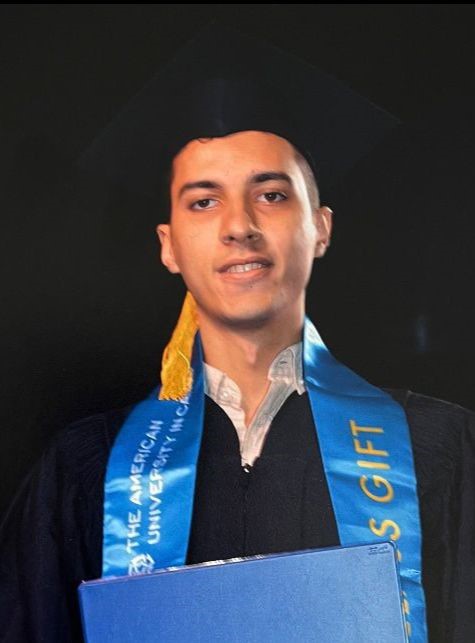 Boy with cap and gown