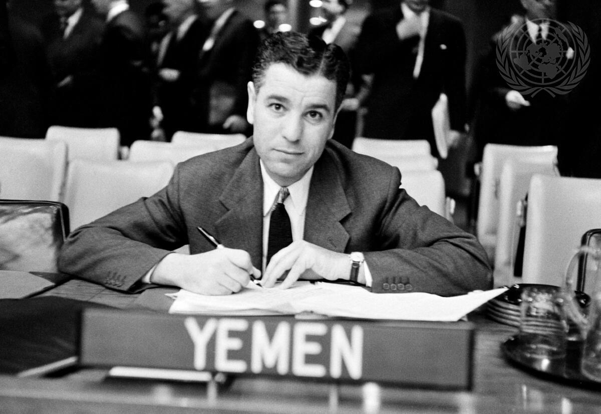 Zaki Abdo at the UN GA 13th session