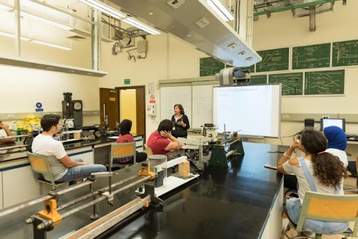 Classroom at AUC's School of Sciences and Engineering