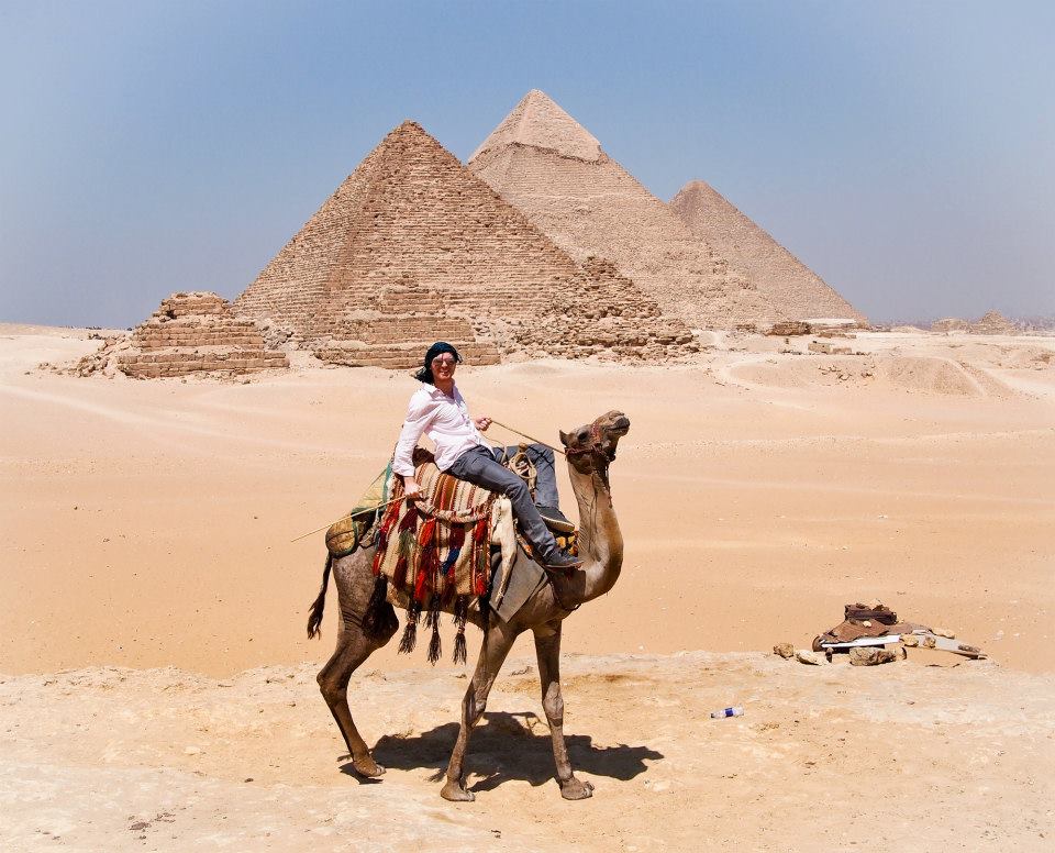 Kuehl at the Giza Pyramids