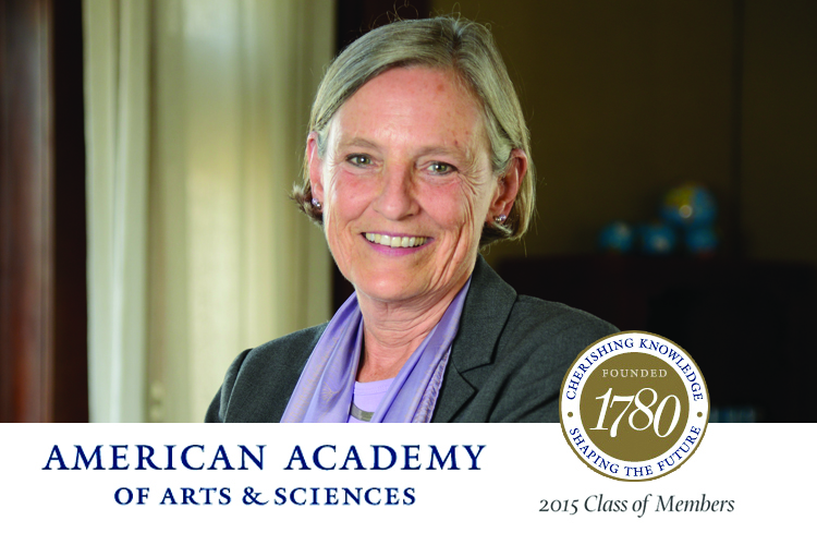 President Lisa Anderson has been inducted into the American Academy of Arts and Sciences