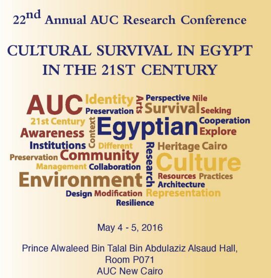 The 22nd Annual AUC Research Conference will run from May 4 - 5.