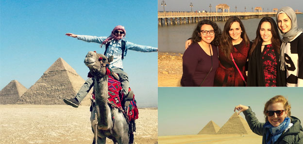 Study Abroad Students at AUC