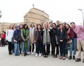 AUC international students during a cairo tour