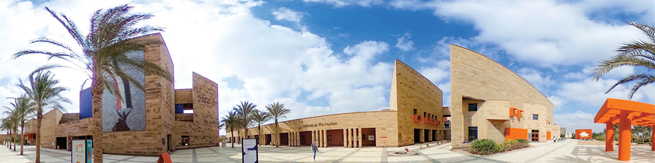 Panorama view of AUC campus at bassily. 