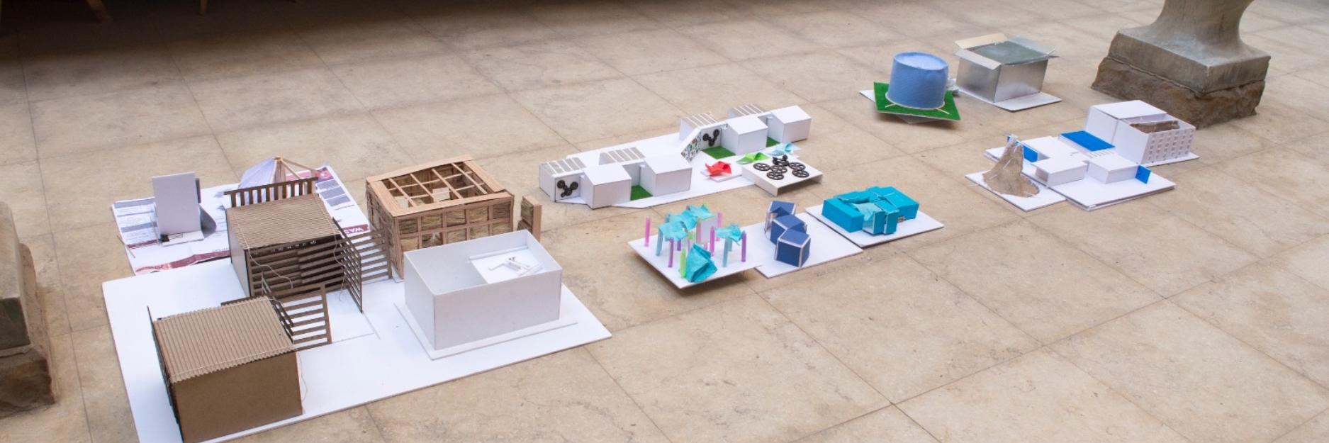 Hand made architecture on the ground