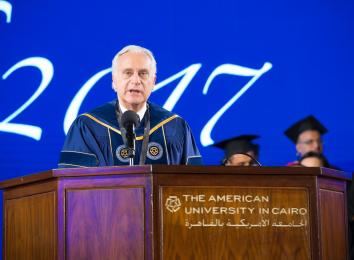 President Francis J. Ricciardone: "We have so much to celebrate today, many people to honor, not least our graduates”