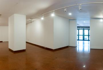 Empty hall and door