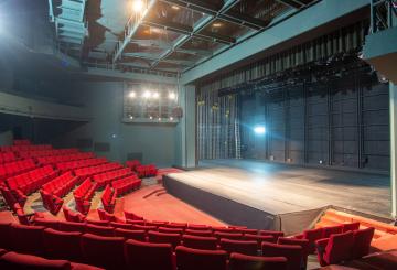 Stage and seats