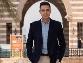 man with suit smiling