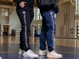 Navy and Black Sweatpants