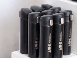 Black 500ml Stainless Steel Hot/Cold Bottle