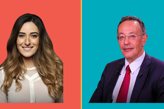 Amina Khalil and Ahmed Ghoneim