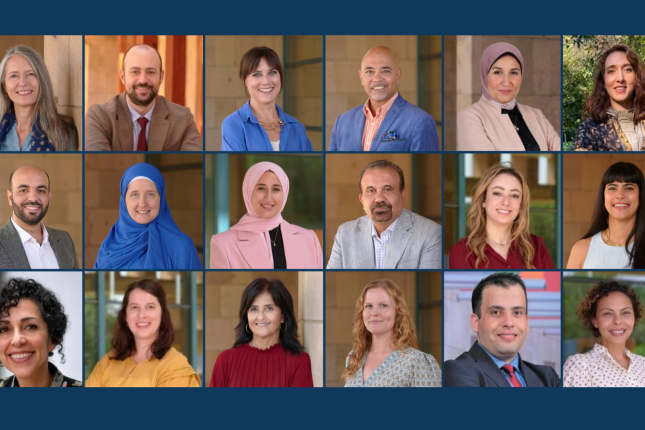 A collage of new faculty members