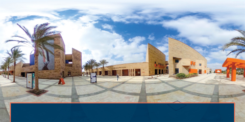 Panorama view of AUC campus at bassily. 